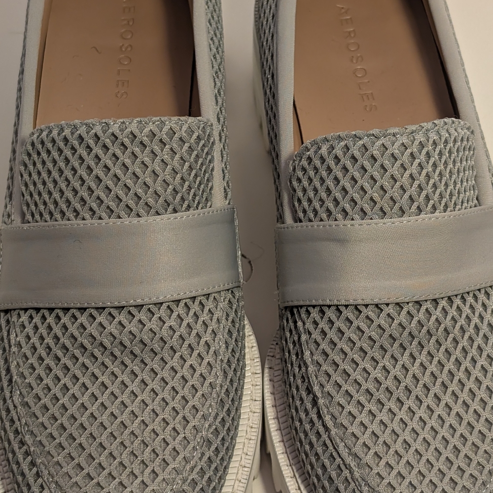 Aerosoles Gray Slip-On Loafers